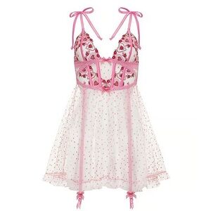 For Love & Lemons Garden Tulle slip